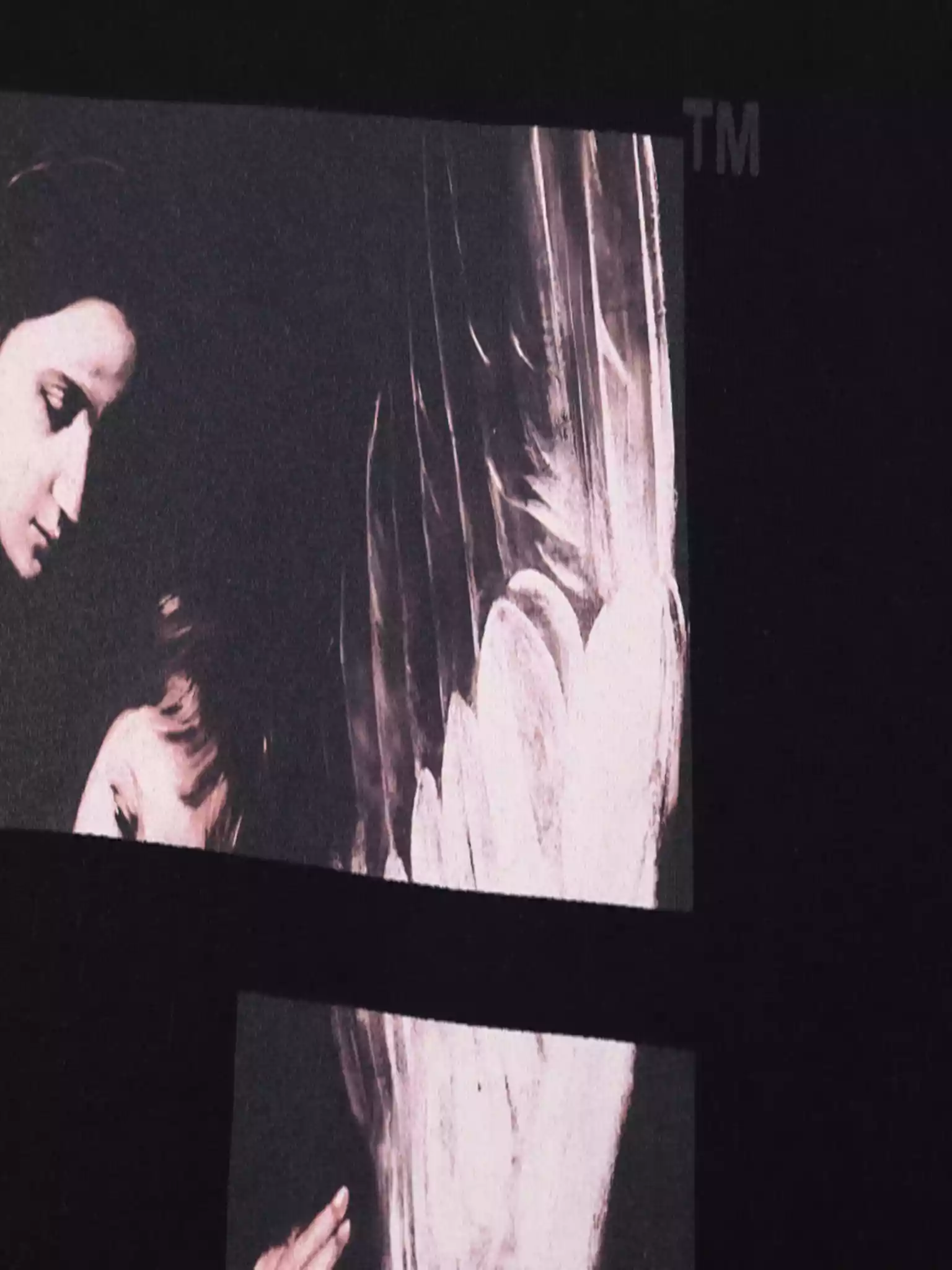 OFF-WHITE Caravaggio Arrow Short Sleeve Tee in Black & Multi - OWS003 OFF-WHITE Caravaggio Arrow Short Sleeve Tee in Black & Multi