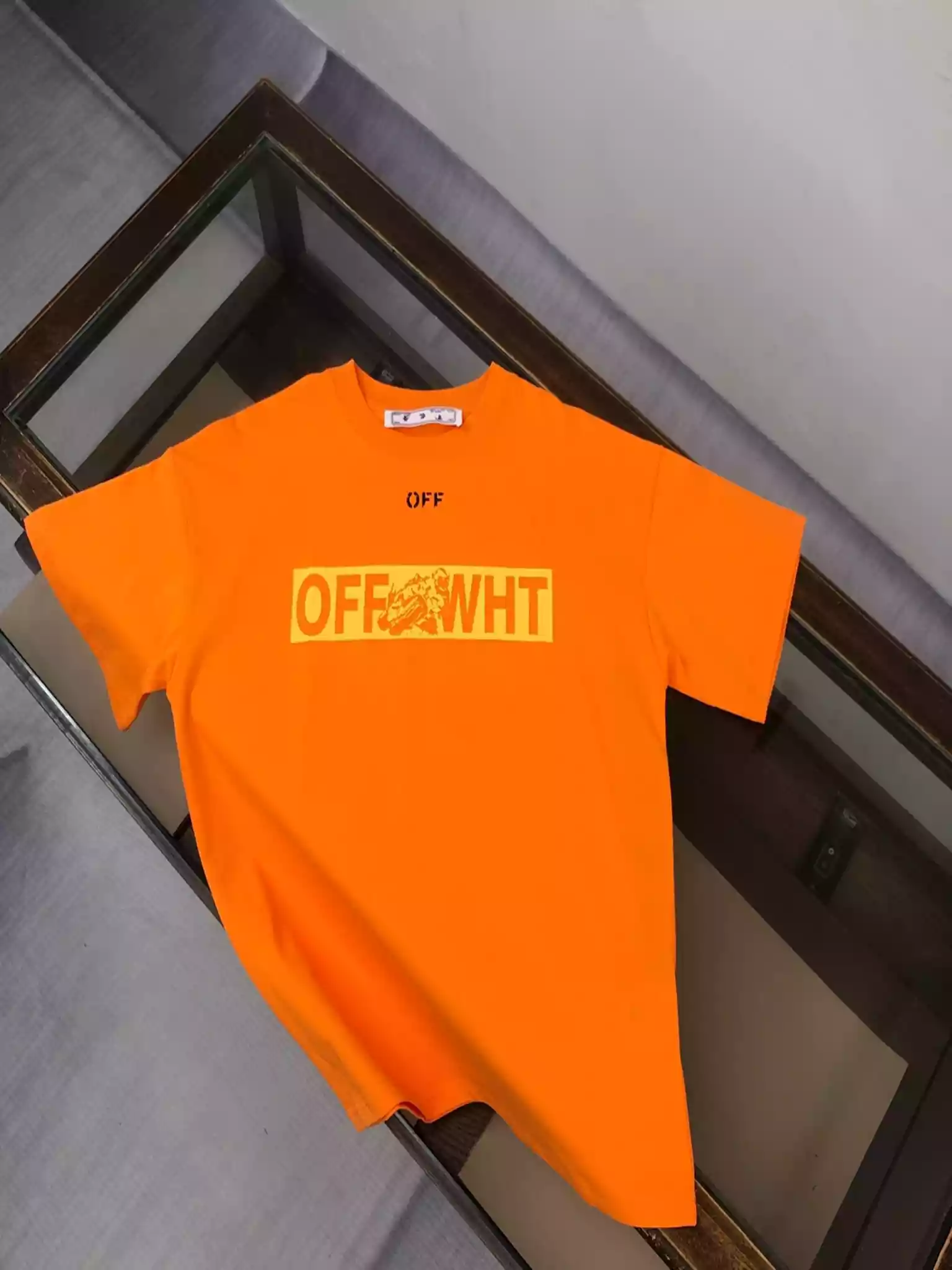 T-shirt Off-White Orange - OWS034 T-shirt Off-White Orange
