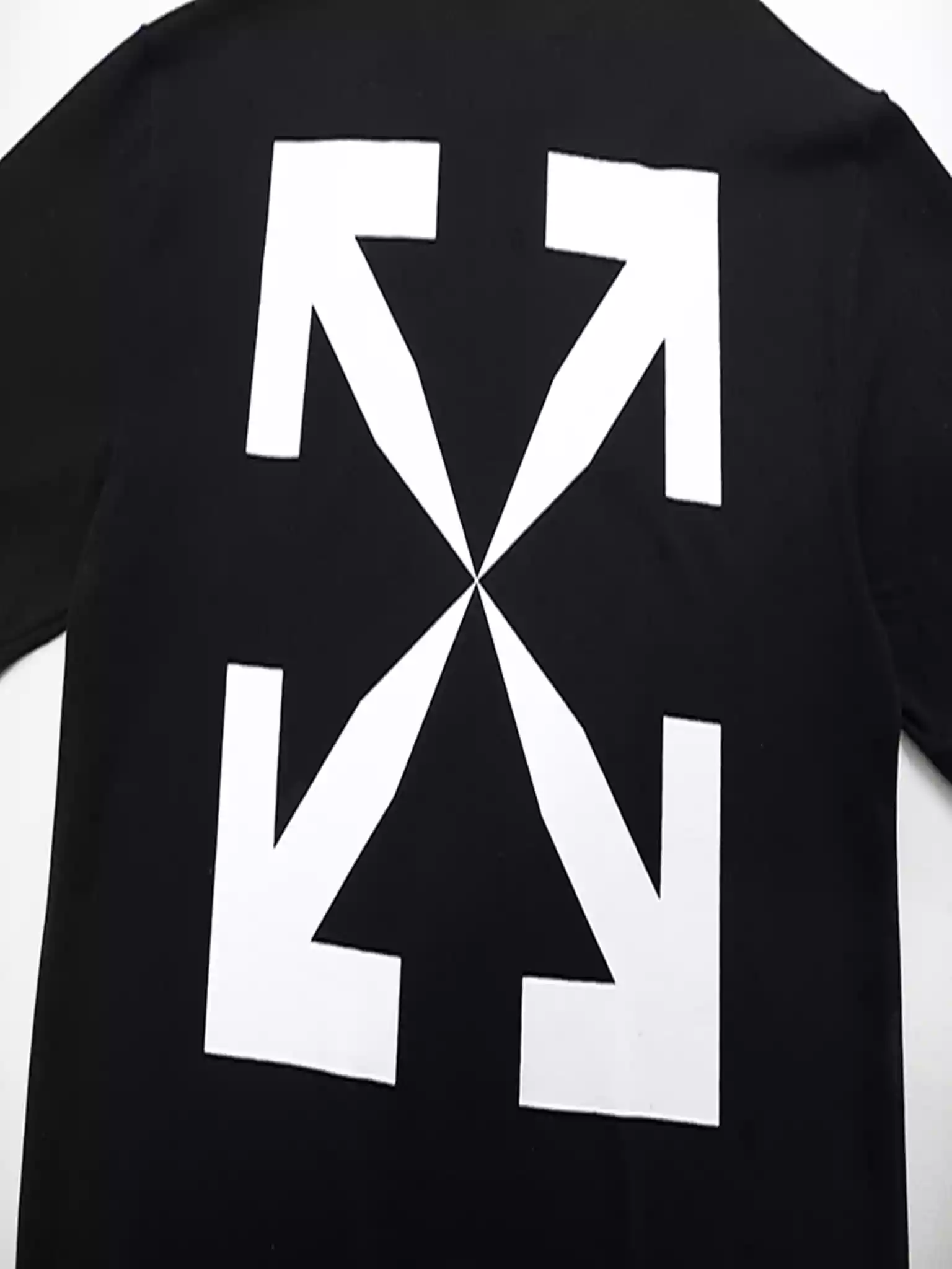 Off-White Pascal Print Slim Tee In Black - OWS007 Off-White Pascal Print Slim Tee In Black