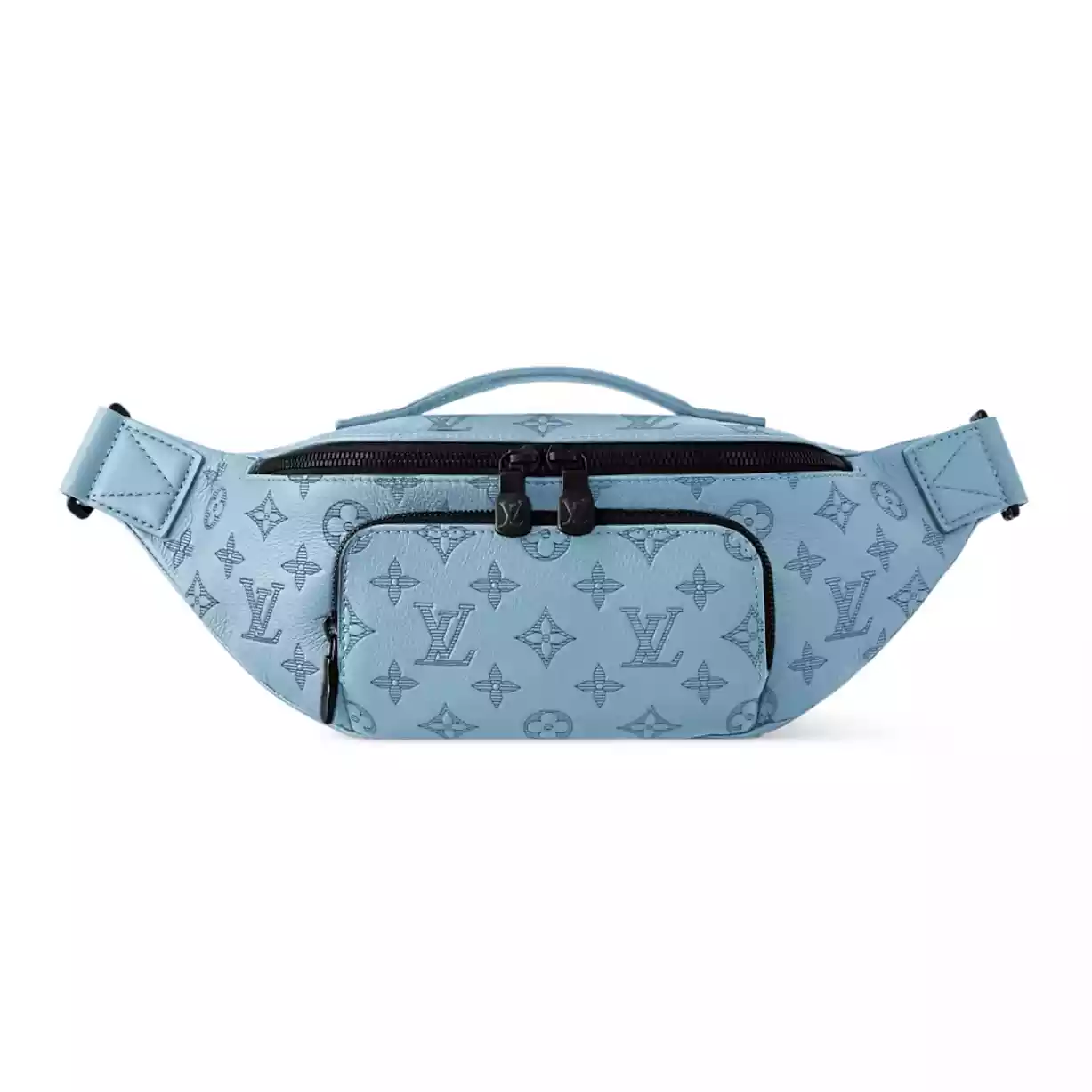 RUSH BUMBAG SKY BLUE MONOGRAM SHADOW - LW305 RUSH BUMBAG SKY BLUE MONOGRAM SHADOW