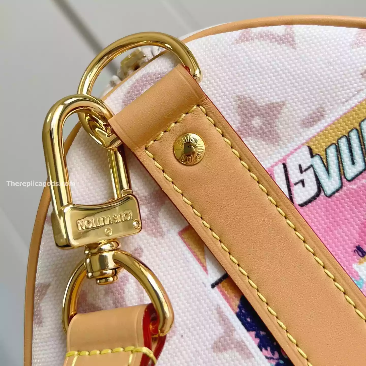 KEEPALL BANDOULIERE 45 MONOGRAM DUNE CANVAS - LW309 KEEPALL BANDOULIERE 45 MONOGRAM DUNE CANVAS