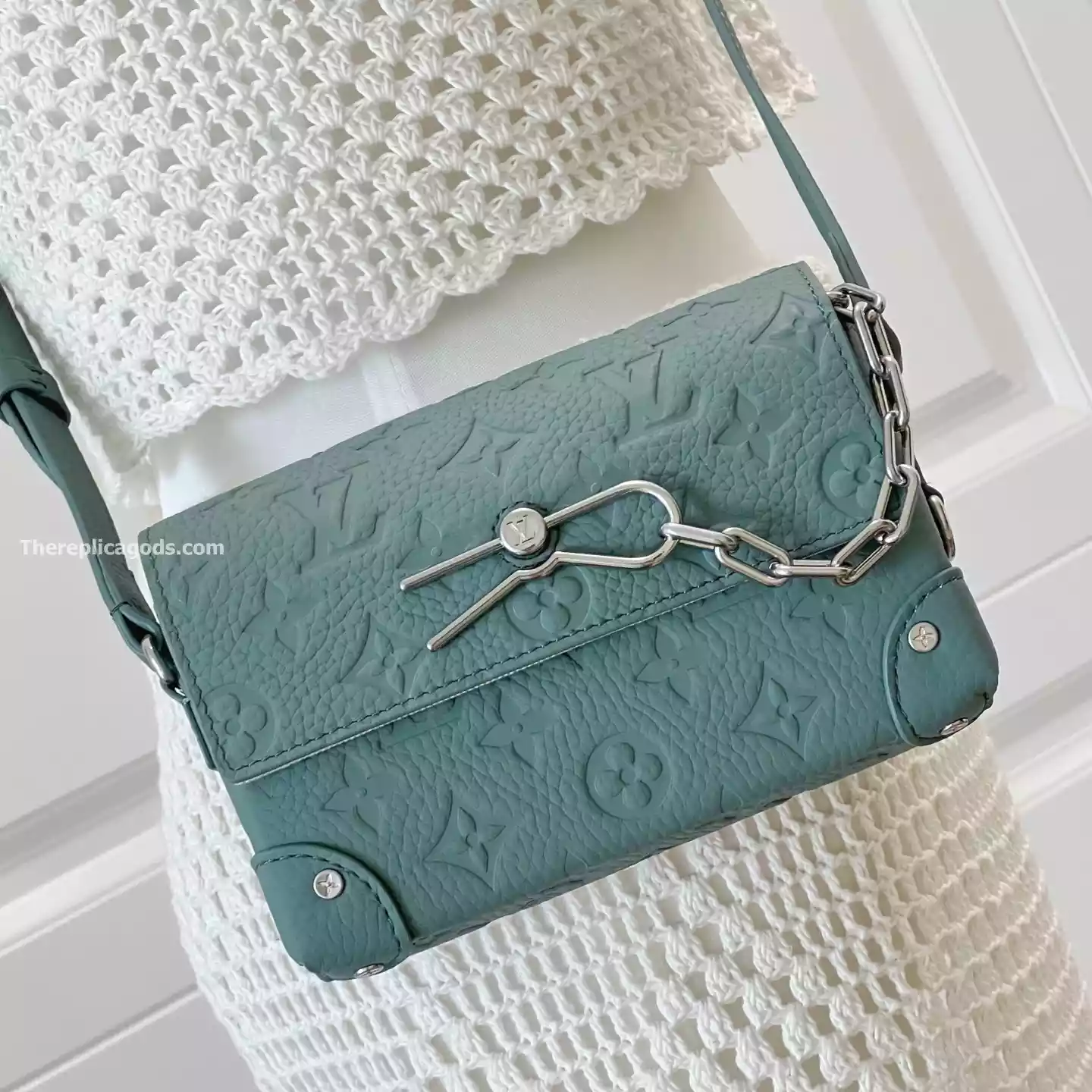 STEAMER BAG MISTY LAKE TAURILLON MONOGRAM - LW311 STEAMER BAG MISTY LAKE TAURILLON MONOGRAM