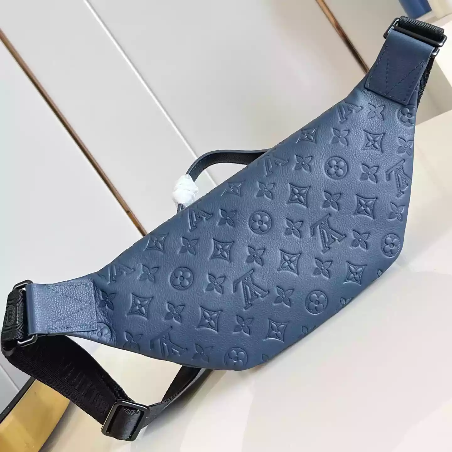 RUSH BUMBAG NAVY BLUE MONOGRAM SHADOW - LW304 RUSH BUMBAG NAVY BLUE MONOGRAM SHADOW