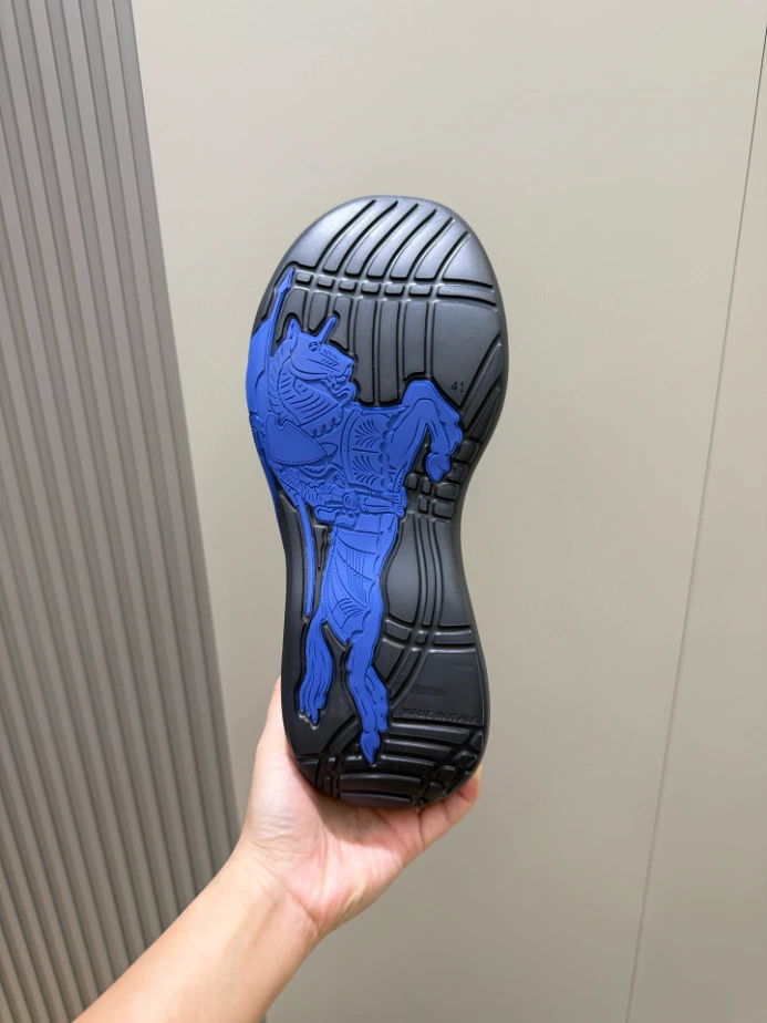 BURBERRY CHECK KNIT NEPTUNE SNEAKERS - BBR056