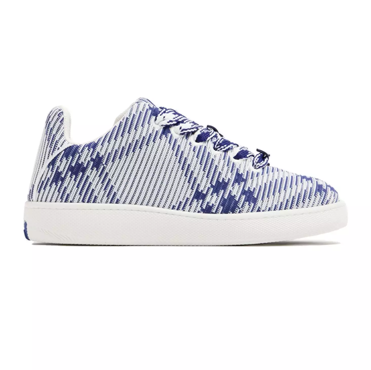 BURBERRY CHECK KNIT BOX SNEAKERS - BBR097