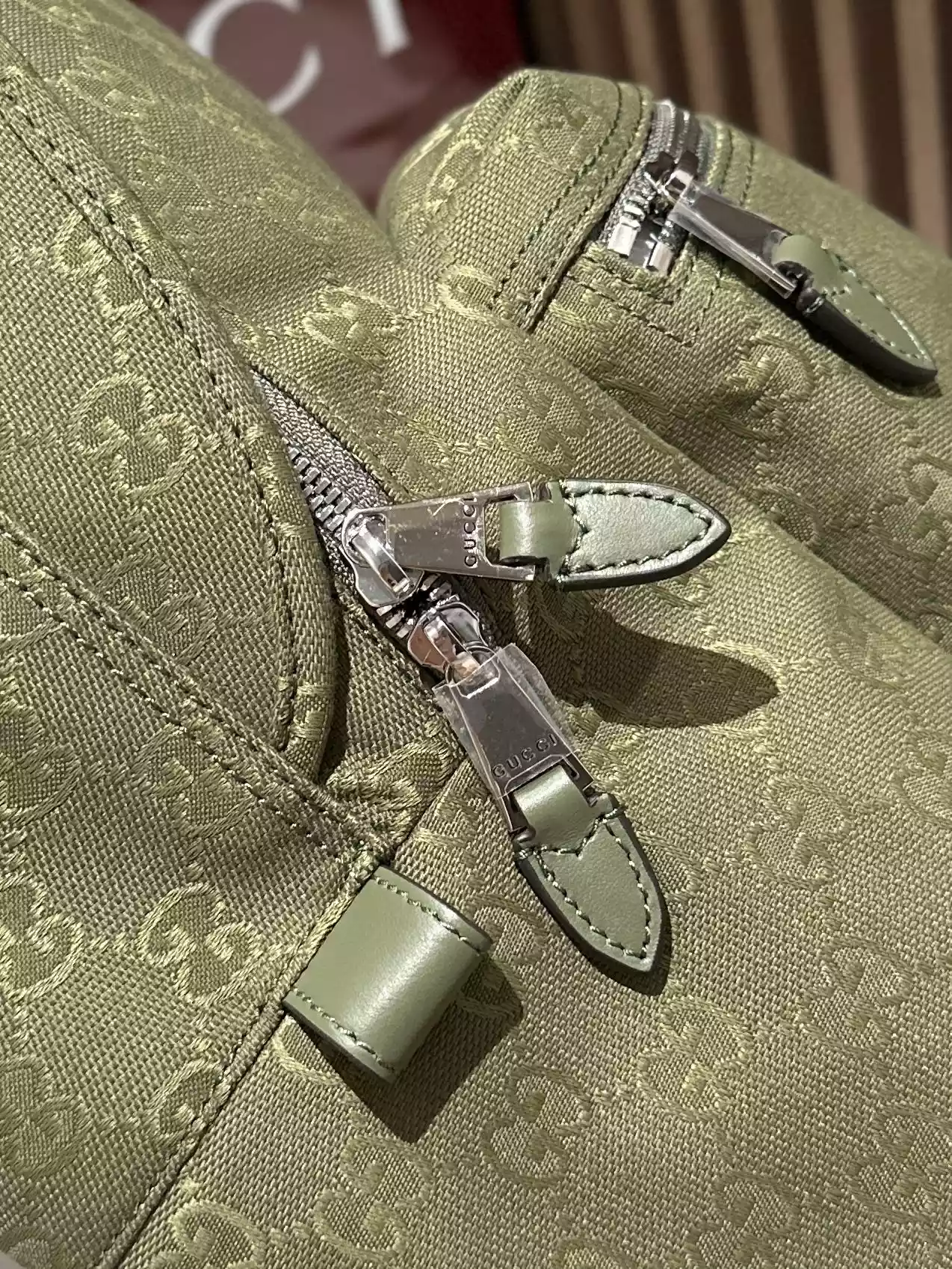 GG Emblem medium backpack in Black GG Canvas - BG064 GG Emblem medium backpack in Black GG Canvas