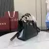 GUCCI DIANA LEATHER SMALL TOTE BAG BLACK 2025 - BG099 GUCCI DIANA LEATHER SMALL TOTE BAG BLACK 2025