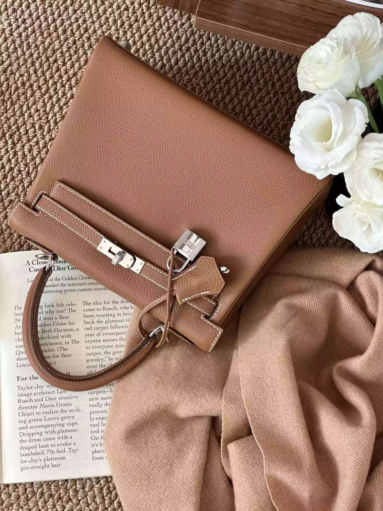 Hermès 2023 Kelly 25 two-way Handbag - HW194 Hermès 2023 Kelly 25 two-way Handbag