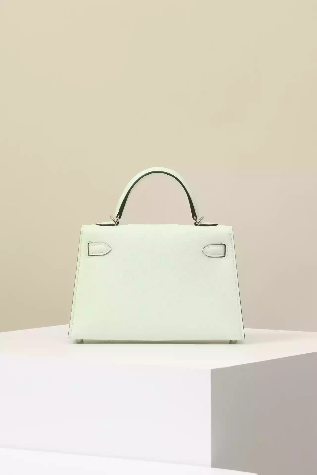 Hermes Epsom Kelly 20 Handbag in Vert Fizz - HW195 Hermes Epsom Kelly 20 Handbag in Vert Fizz