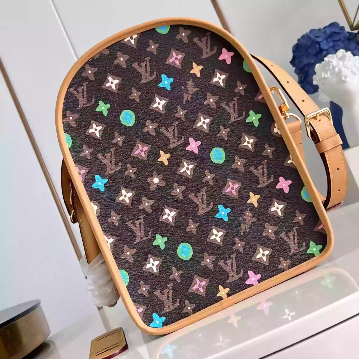 DOG BAG CHOCOLATE MONOGRAM CRAGGY M47066 - LW376 DISCOVERY BACKPACK PM SKY BLUE MONOGRAM CANVAS