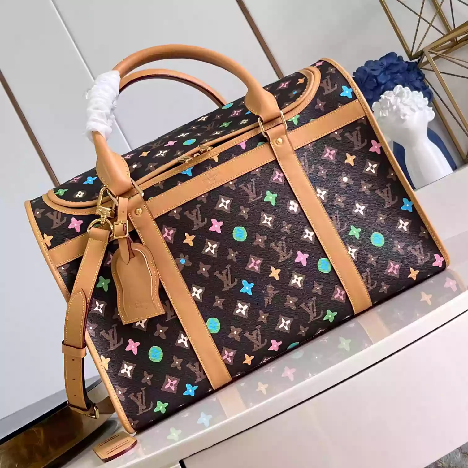 DOG BAG CHOCOLATE MONOGRAM CRAGGY M47066 - LW376 DISCOVERY BACKPACK PM SKY BLUE MONOGRAM CANVAS