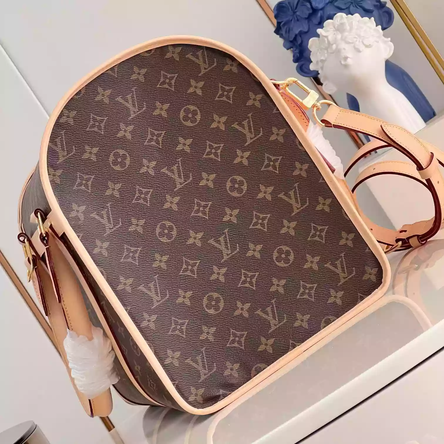 DOG CARRIER 40 MONOGRAM COATED CANVAS M45662 - LW375 DISCOVERY BACKPACK PM SKY BLUE MONOGRAM CANVAS