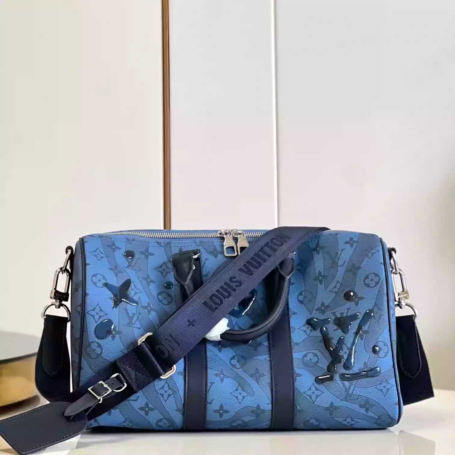 KEEPALL BANDOULIERE 35 BAG MONOGRAM CANVAS M22573 - LW379 DISCOVERY BACKPACK PM SKY BLUE MONOGRAM CANVAS
