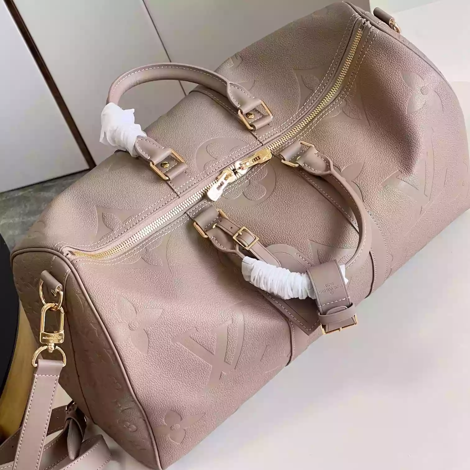 KEEPALL BANDOULIERE 45 MONOGRAM EMPREINTE M46114 - LW380 DISCOVERY BACKPACK PM SKY BLUE MONOGRAM CANVAS