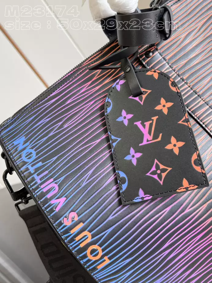 KEEPALL BANDOULIERE 50 GRADIENT ELECTRIC SUN M23174 - LW362 DISCOVERY BACKPACK PM SKY BLUE MONOGRAM CANVAS