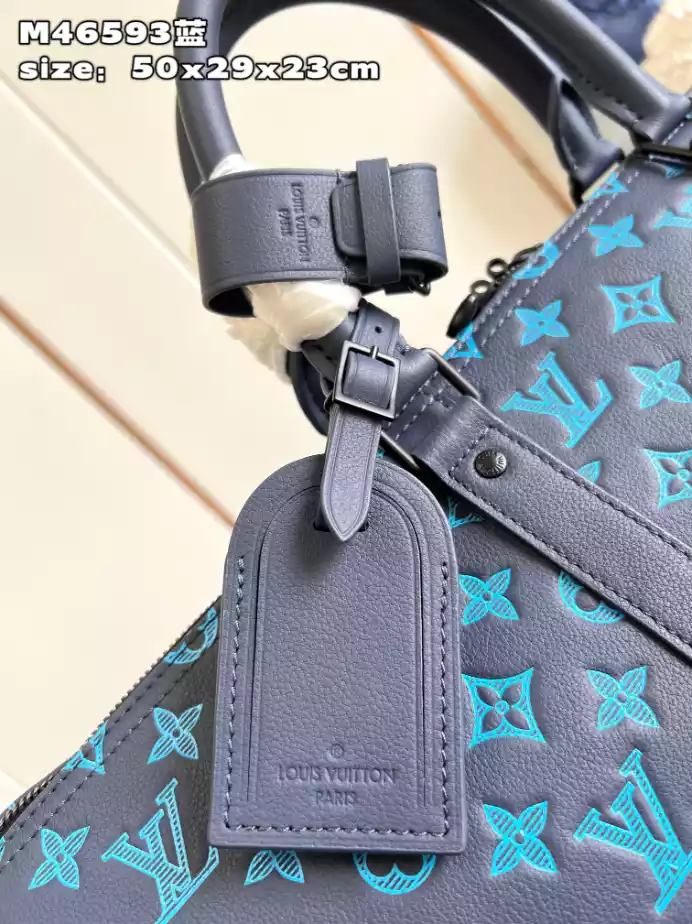 KEEPALL BANDOULIERE 50 MONOGRAM SHADOW M46593 - LW373 DISCOVERY BACKPACK PM SKY BLUE MONOGRAM CANVAS