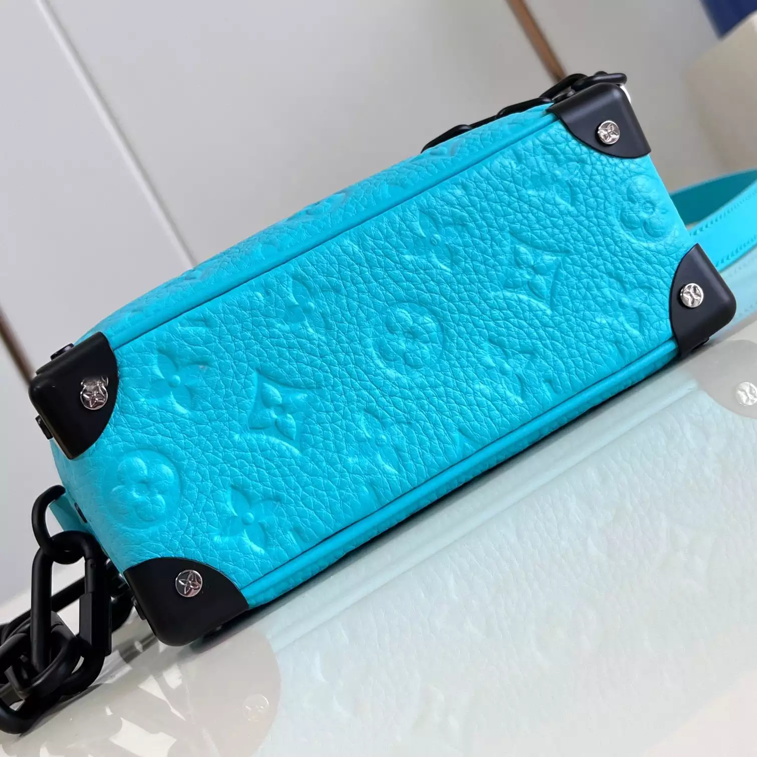 MINI SOFT TRUNK M11673 - LW439 DISCOVERY BACKPACK PM SKY BLUE MONOGRAM CANVAS