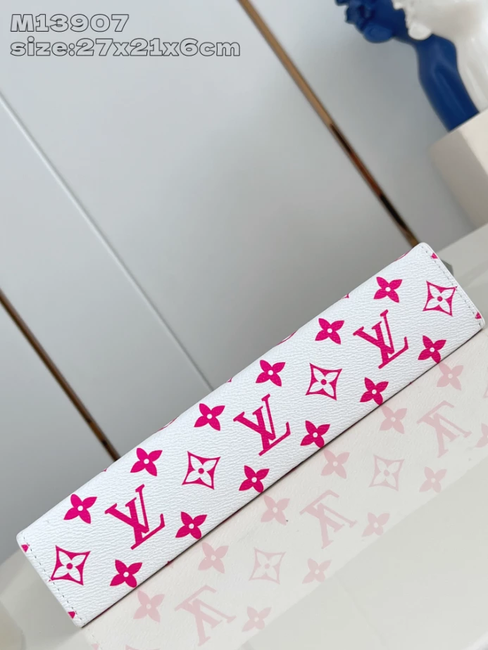 MONOGRAM IRIDESCENT POCHETTE VOYAGE IN GRADIENT GREY M13907 - LW392 DISCOVERY BACKPACK PM SKY BLUE MONOGRAM CANVAS