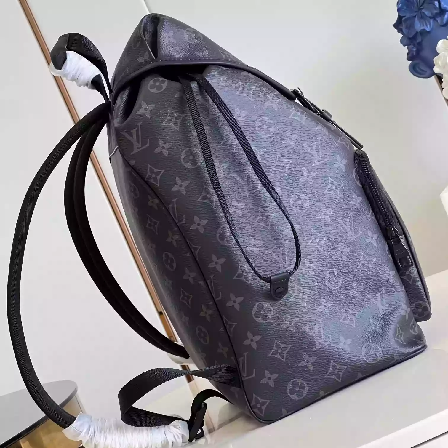 MONTSOURIS BACKPACK MONOGRAM ECLIPSE CANVAS M46683 - LW342 DISCOVERY BACKPACK PM SKY BLUE MONOGRAM CANVAS