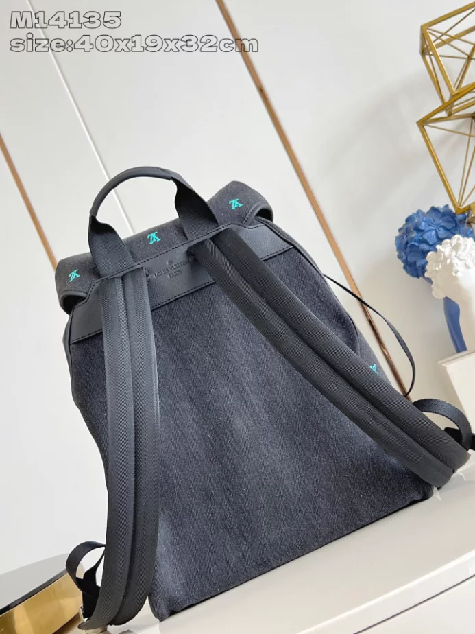 MONTSOURIS BACKPACK MONOGRAM OTHER CANVAS - LW336 DISCOVERY BACKPACK PM SKY BLUE MONOGRAM CANVAS