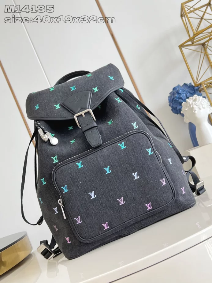 MONTSOURIS BACKPACK MONOGRAM OTHER CANVAS - LW336 DISCOVERY BACKPACK PM SKY BLUE MONOGRAM CANVAS