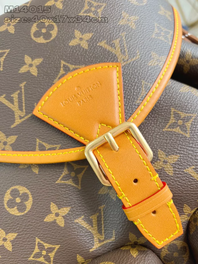 MONTSOURIS CARGO BACKPACK BROWN MONOGRAM CANVAS M14015 - LW332 DISCOVERY BACKPACK PM SKY BLUE MONOGRAM CANVAS