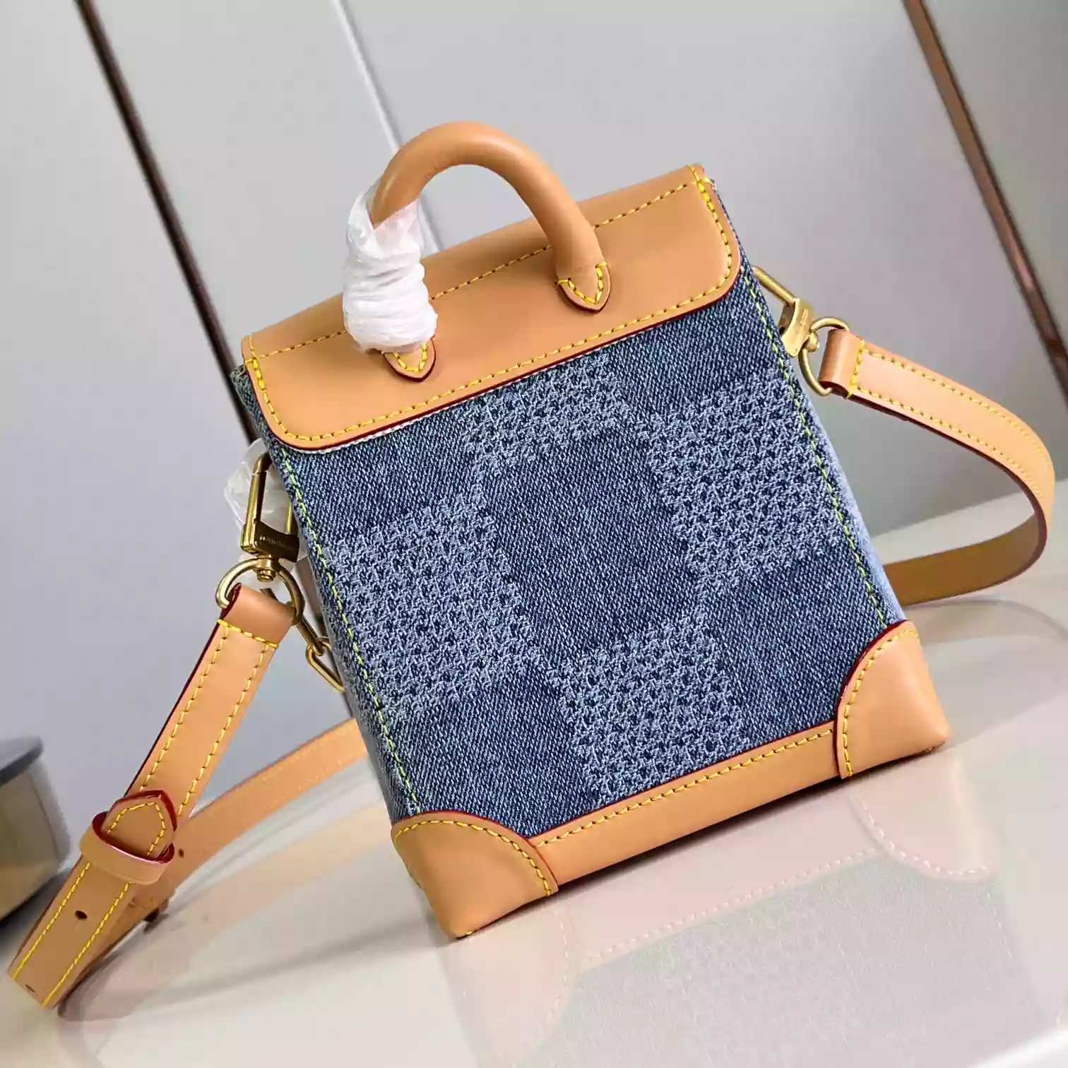 NANO STEAMER BLUE DAMIER DENIM 3D N40751 - LW443 DISCOVERY BACKPACK PM SKY BLUE MONOGRAM CANVAS