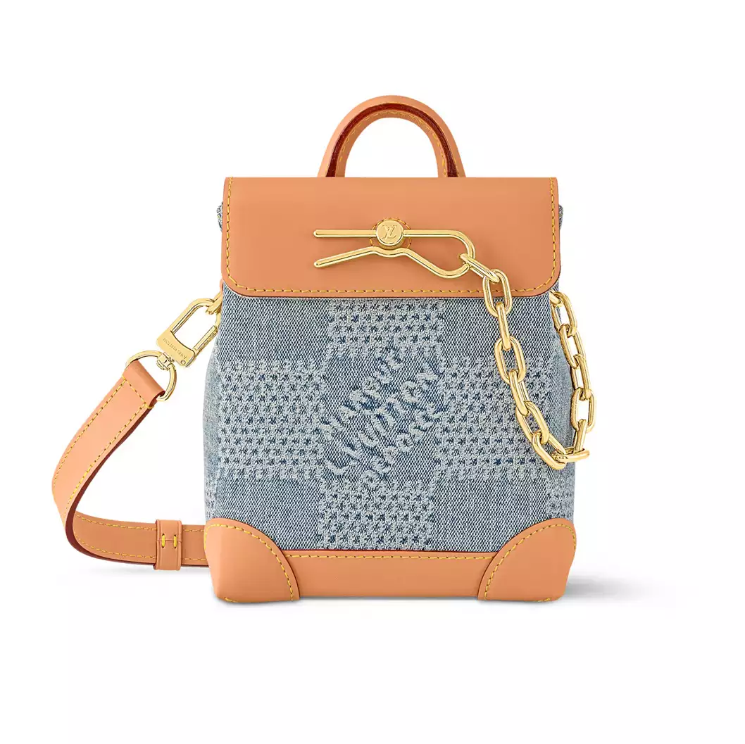 NANO STEAMER BLUE DAMIER DENIM 3D N40751 - LW443 DISCOVERY BACKPACK PM SKY BLUE MONOGRAM CANVAS