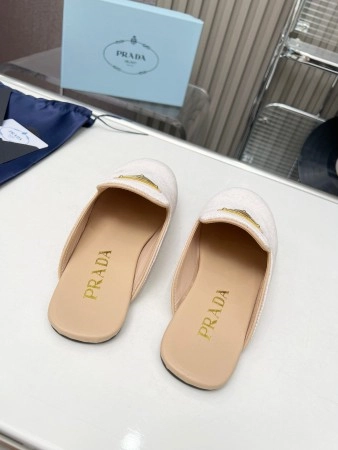PRADA WOMEN'S SLIPPERS IN NUDE VELVET - PSD073