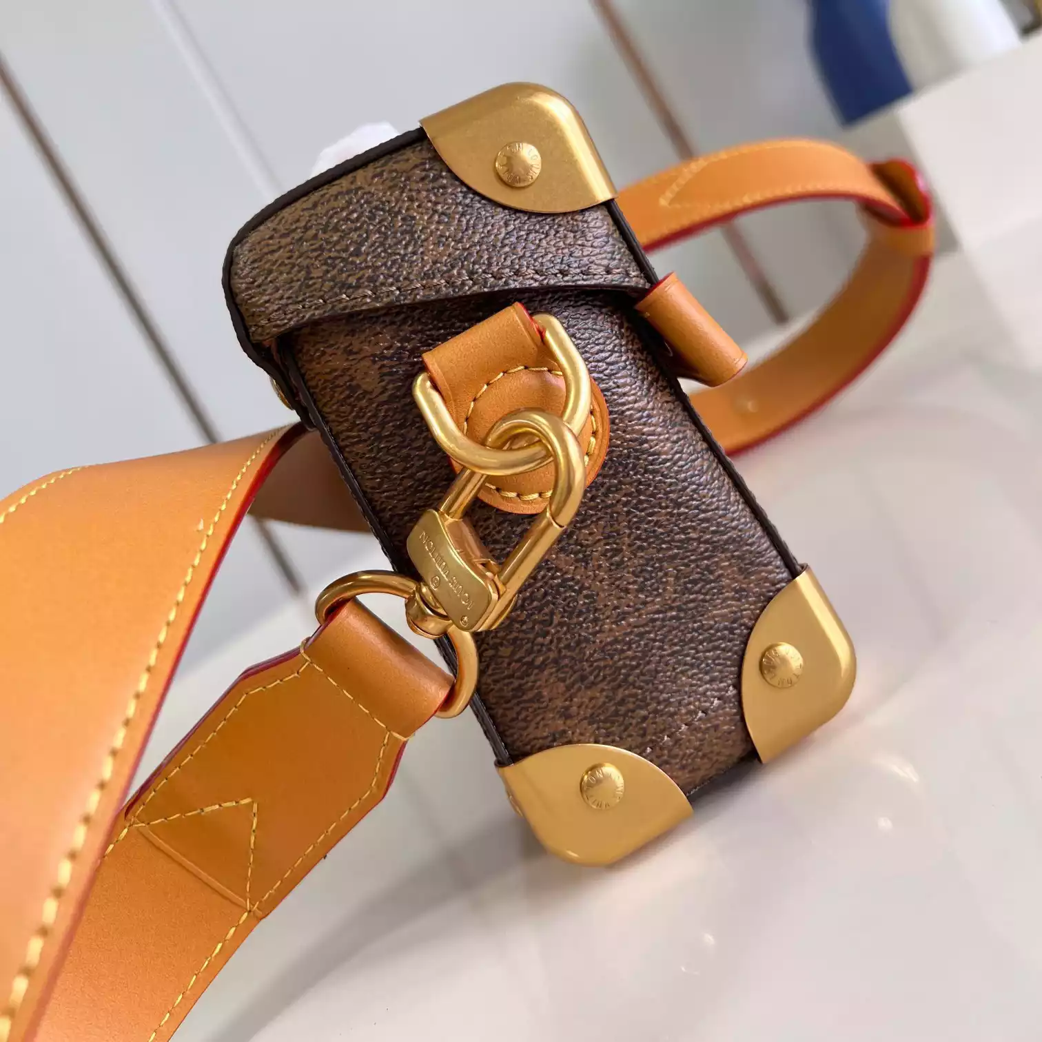 SOUL TRUNK MONOGRAM DUST CANVAS M11535 - LW437 DISCOVERY BACKPACK PM SKY BLUE MONOGRAM CANVAS