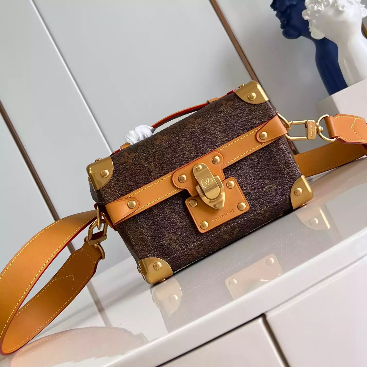 SOUL TRUNK MONOGRAM DUST CANVAS M11535 - LW437 DISCOVERY BACKPACK PM SKY BLUE MONOGRAM CANVAS