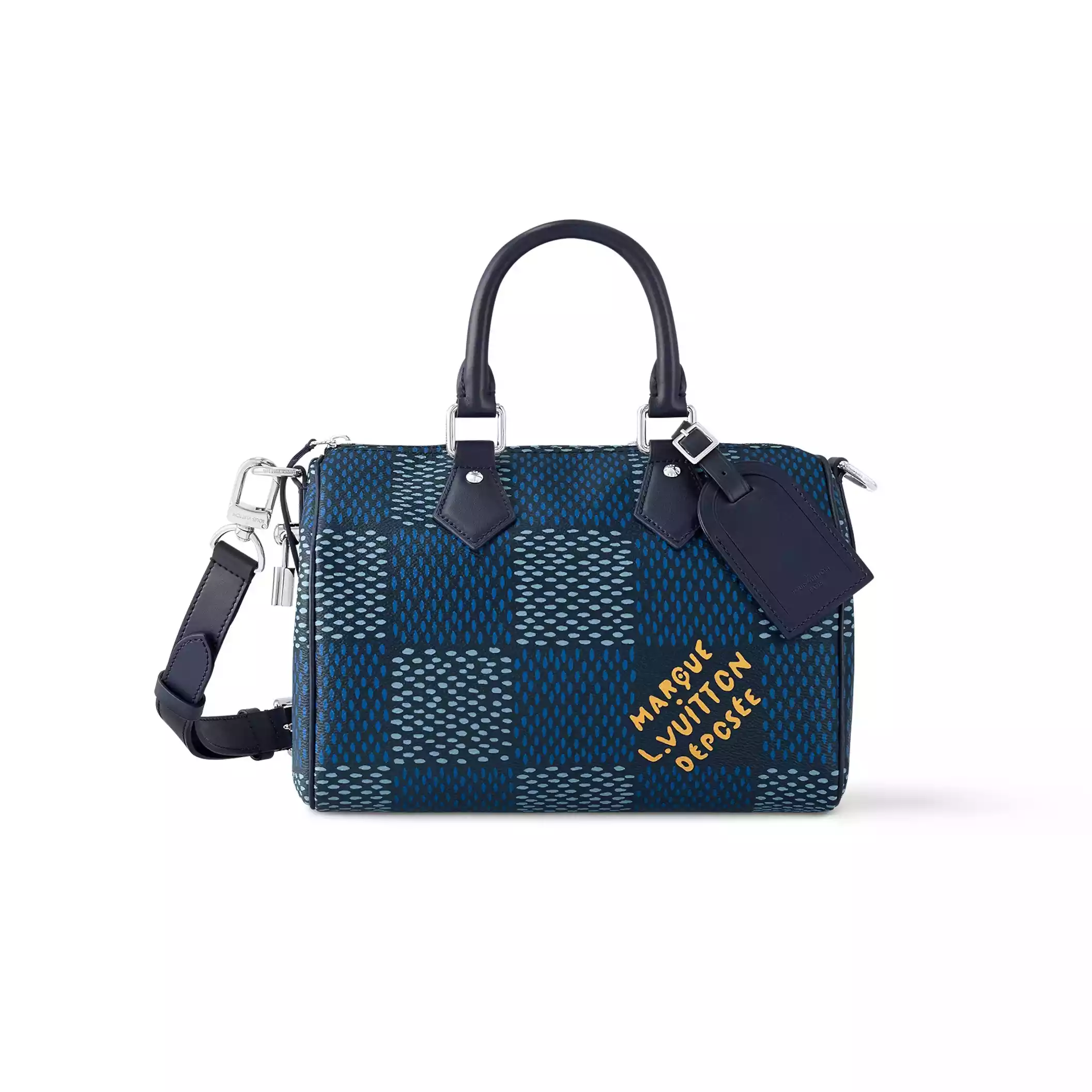 SPEEDY 25 BANDOULIERE BLUE DAMIER HERITAGE CANVAS N40691 - LW432 DISCOVERY BACKPACK PM SKY BLUE MONOGRAM CANVAS