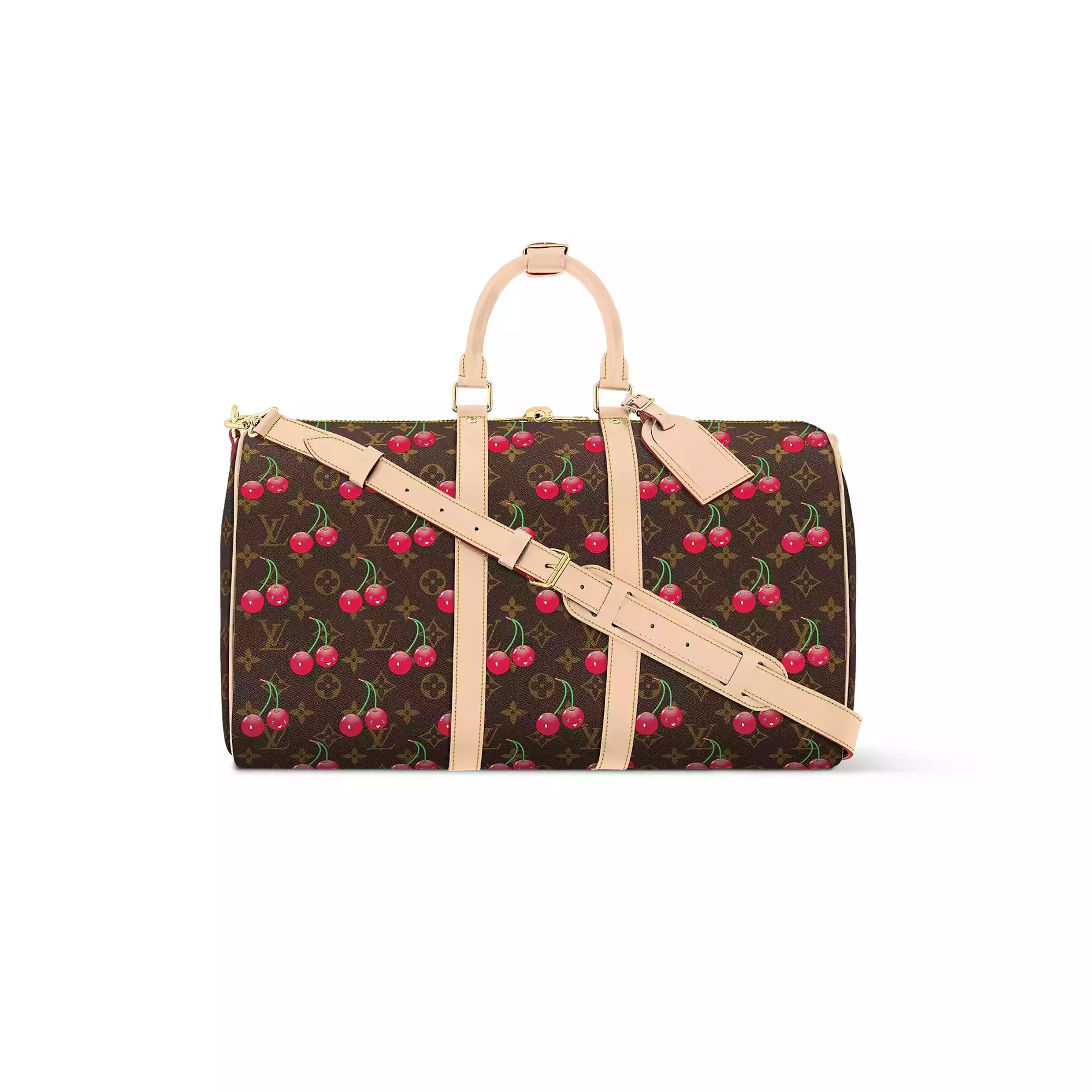 X TAKASHI MURAKAMI KEEPALL BANDOULIERE 45 BAG M13764 - LW355 DISCOVERY BACKPACK PM SKY BLUE MONOGRAM CANVAS