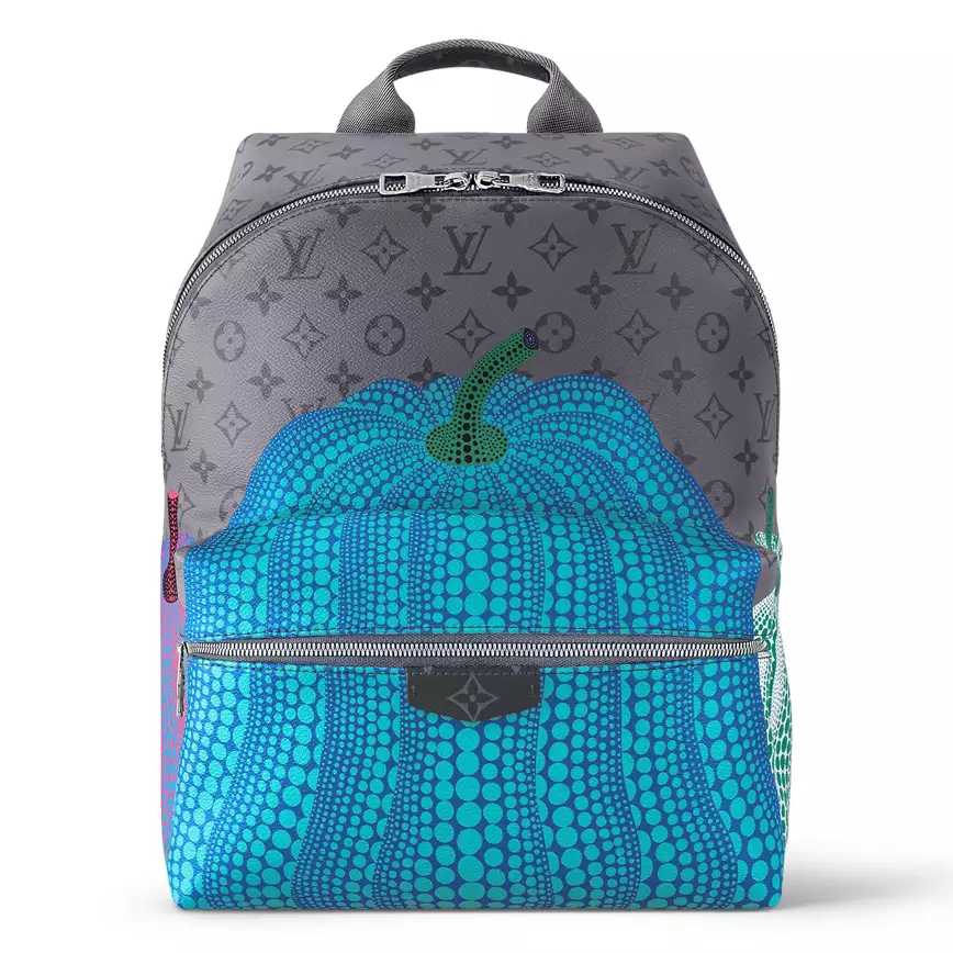 X YAYOI KUSAMA DISCOVERY BAG MONOGRAM ECLIPSE M46440 - LW340 DISCOVERY BACKPACK PM SKY BLUE MONOGRAM CANVAS