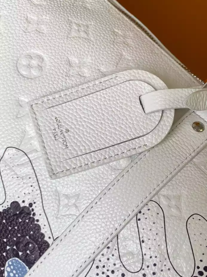 X YAYOI KUSAMA KEEPALL 50 TAURILLON MONOGRAM M21678 - LW368 DISCOVERY BACKPACK PM SKY BLUE MONOGRAM CANVAS