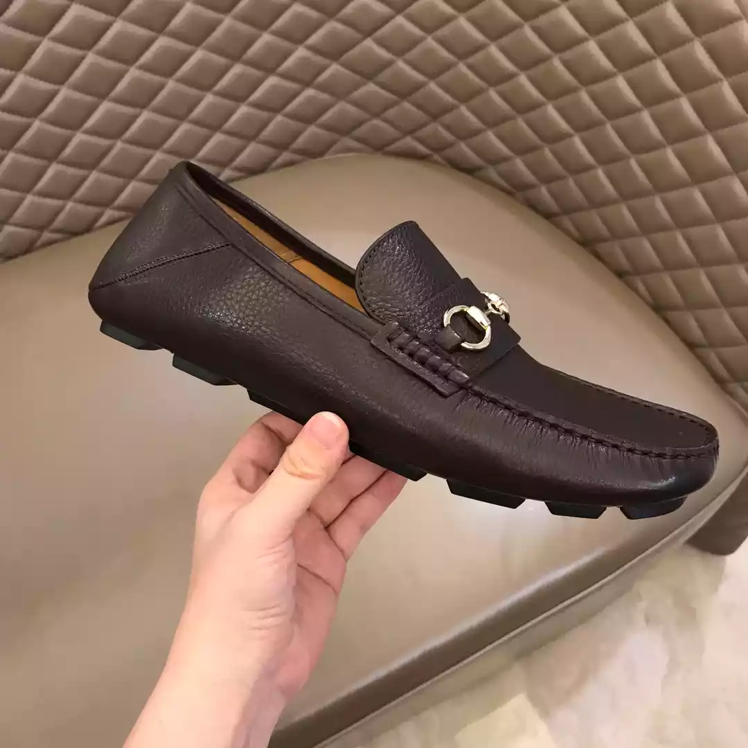 LEATHER DRIVER WITH HORSEBIT - GL120