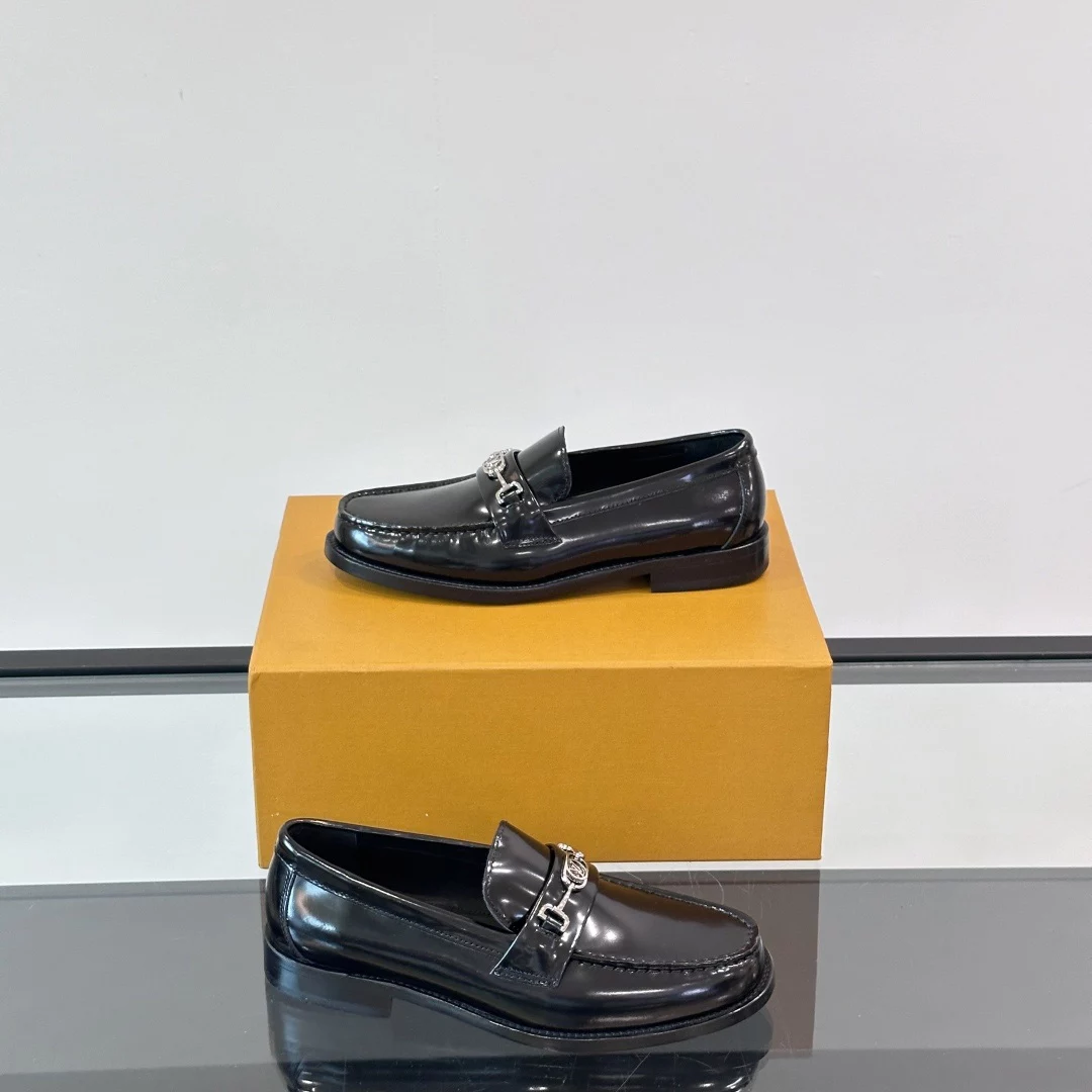 MAJOR LOAFERS BLACK LEATHER - VL038