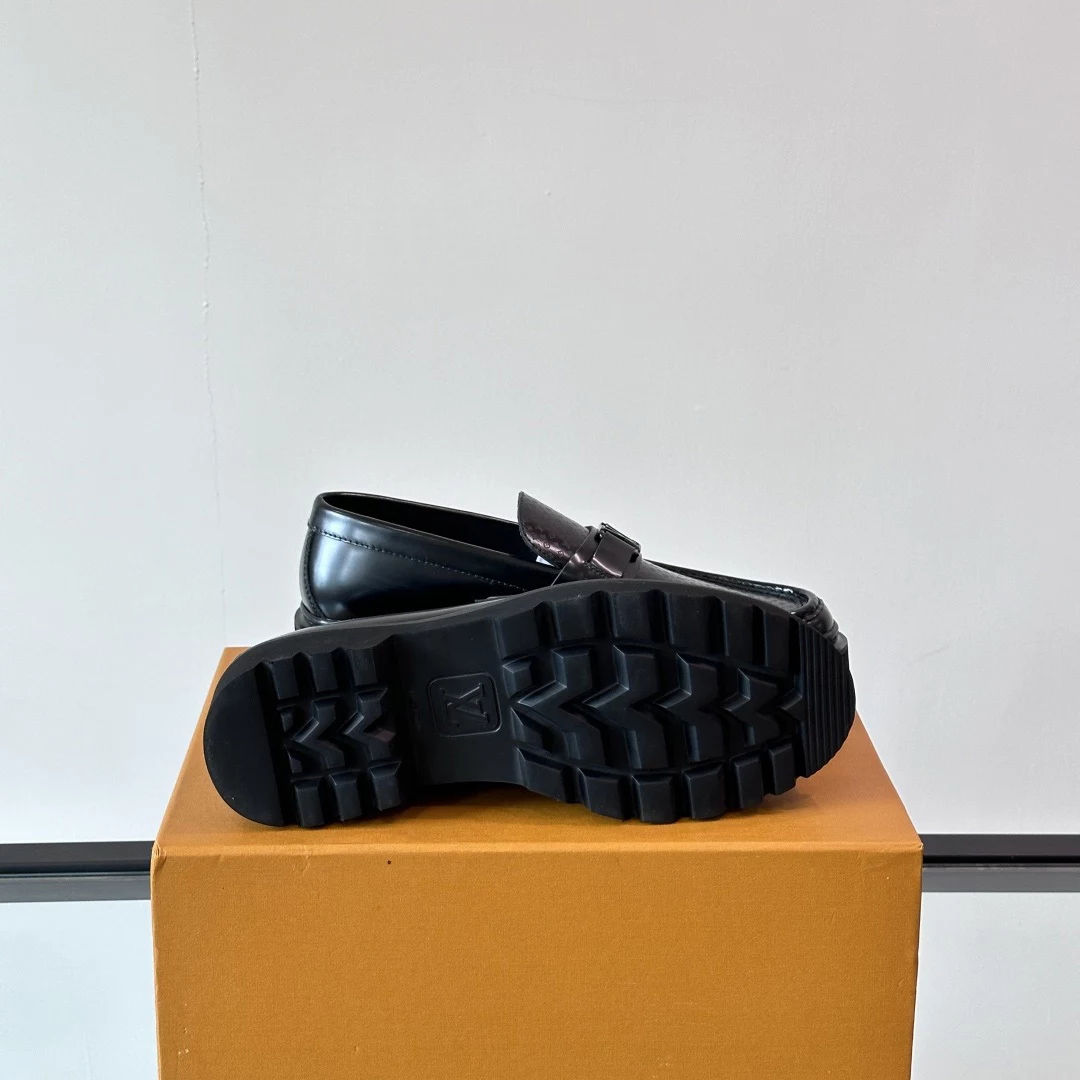 MAJOR LOAFERS BLACK LEATHER - VL042