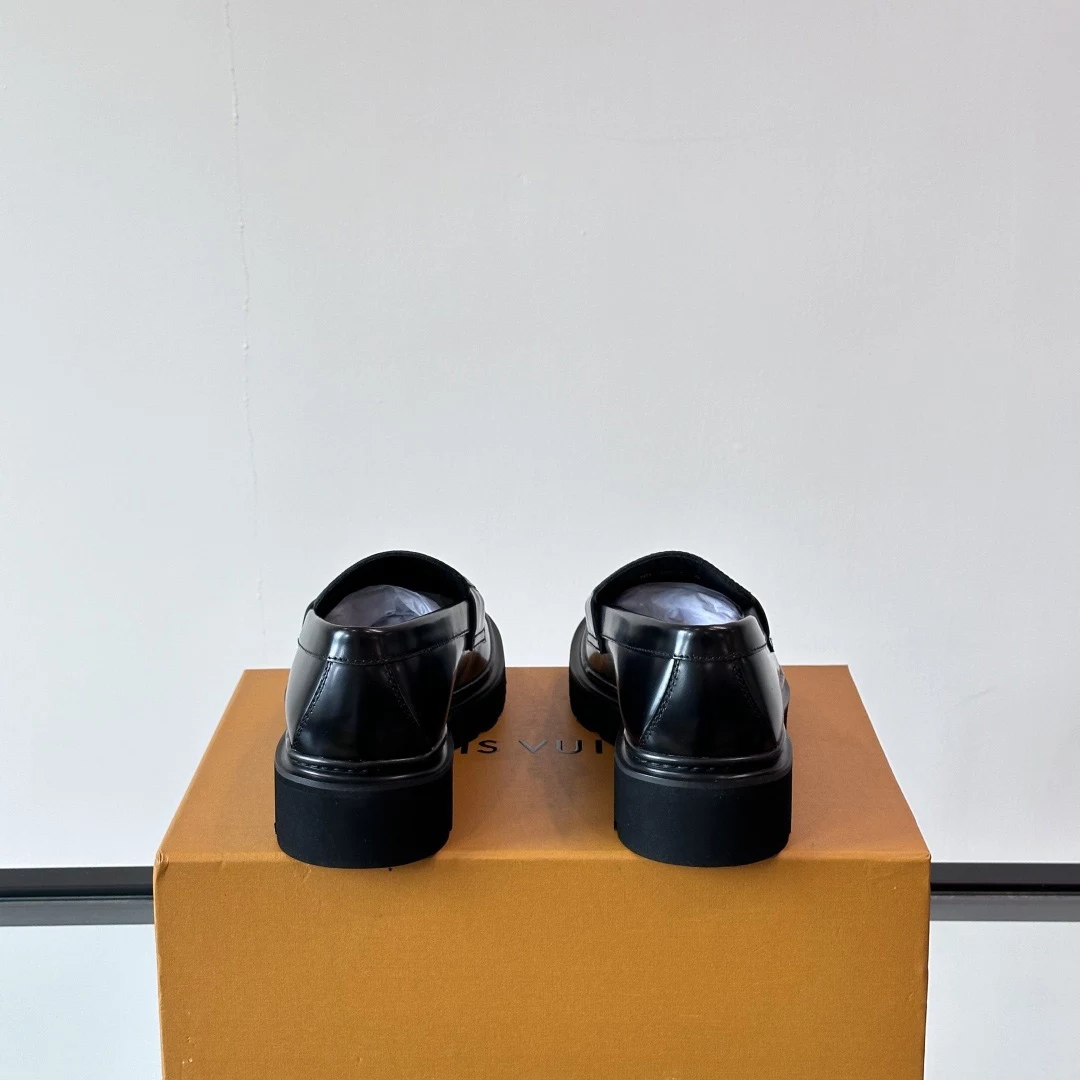 MAJOR LOAFERS BLACK LEATHER - VL042