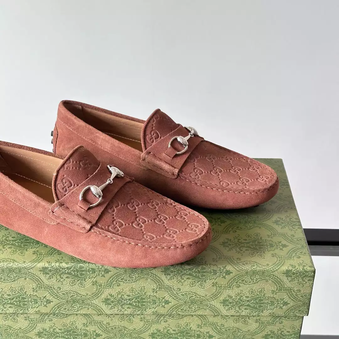 MEN'S DRIVER WITH HORSEBIT IN BROWN - GL096