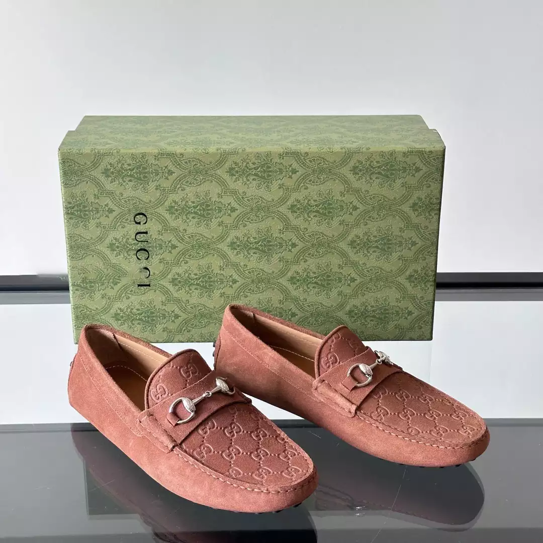 MEN'S DRIVER WITH HORSEBIT IN BROWN - GL096