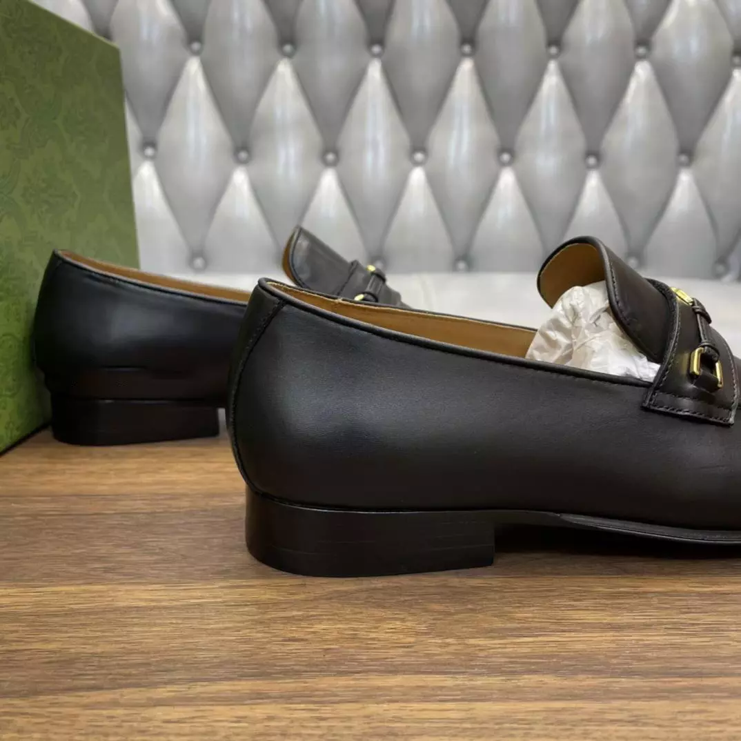 MEN'S LOAFERS WITH INTERLOCKING G - GL111