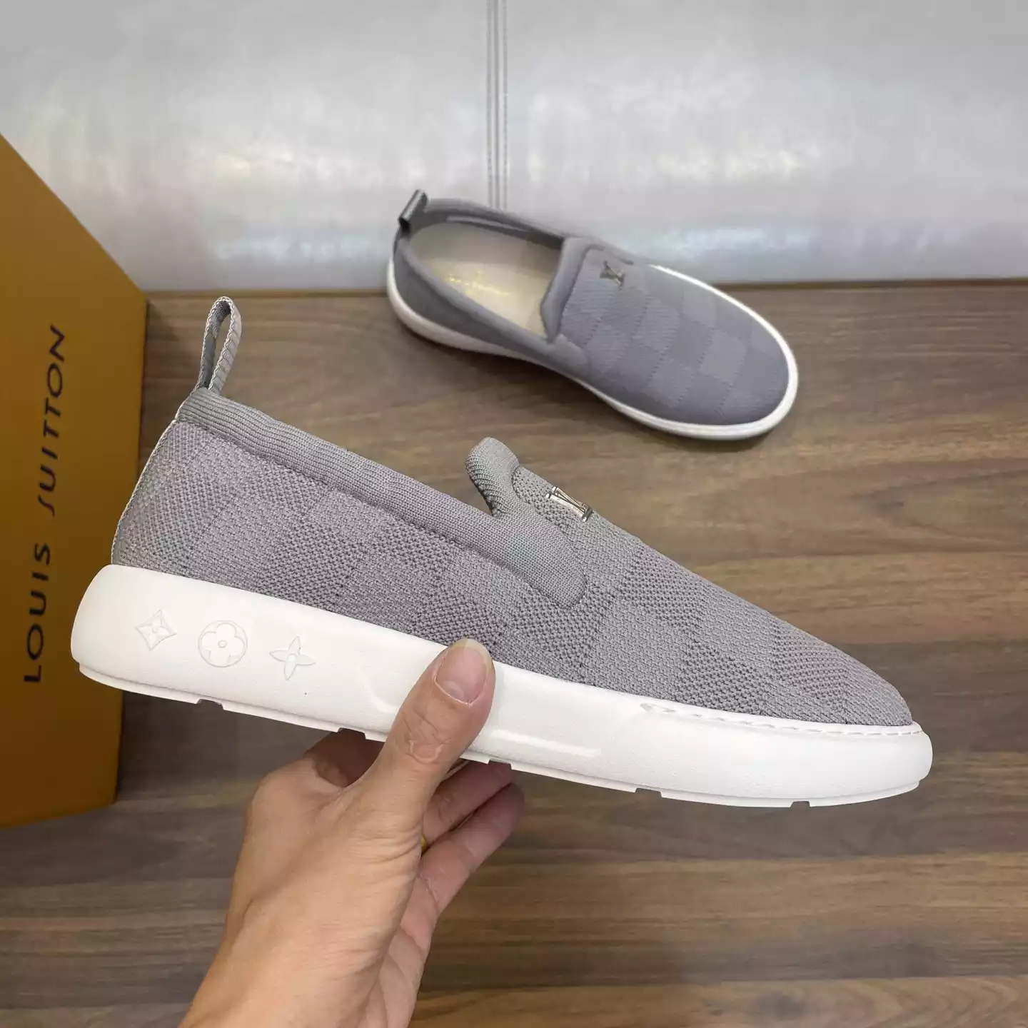 PACIFIC LOAFERS IN GREY - VL050