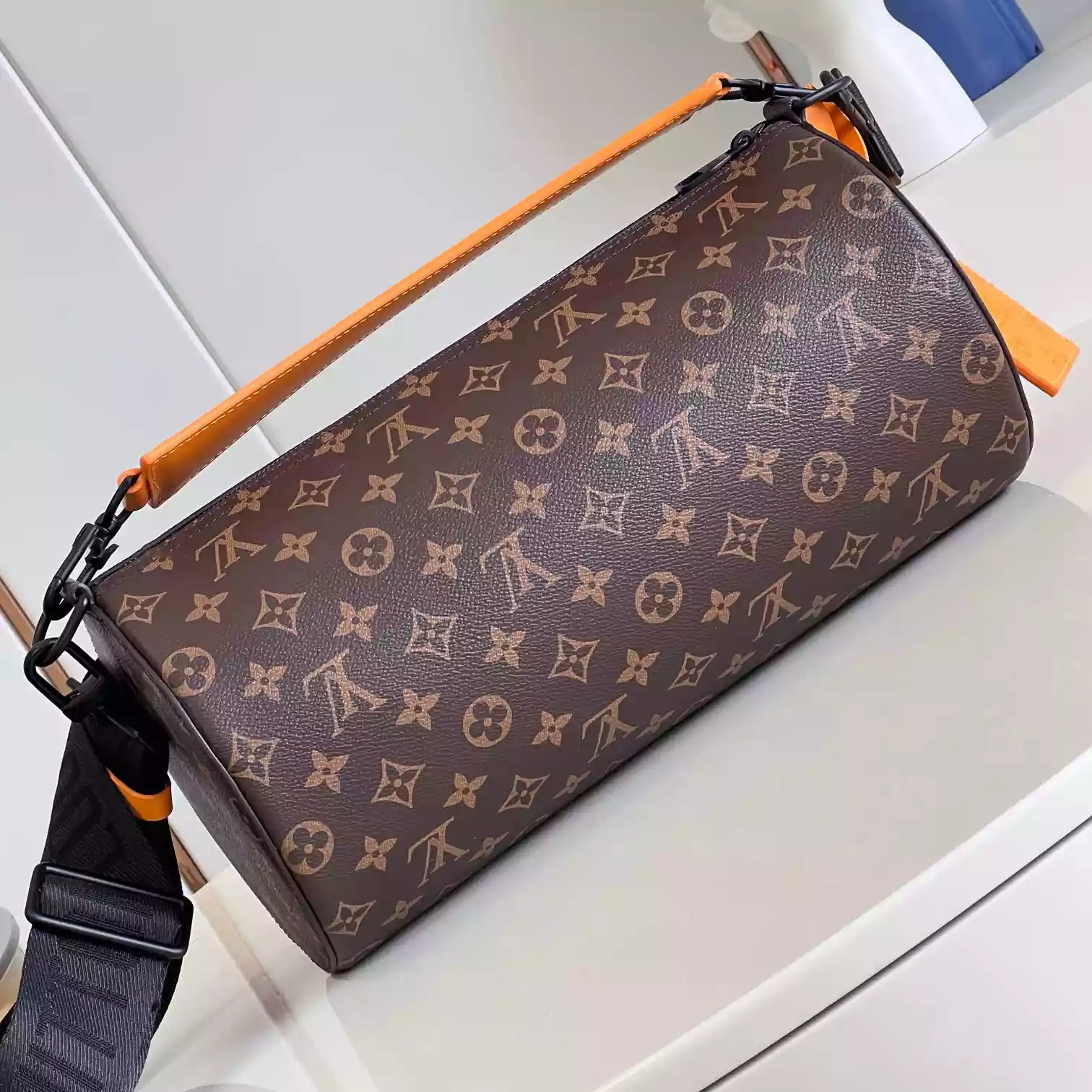 SOFT POLOCHON MM MONOGRAM MACASSAR CANVAS M46691 - LW452 DISCOVERY BACKPACK PM SKY BLUE MONOGRAM CANVAS